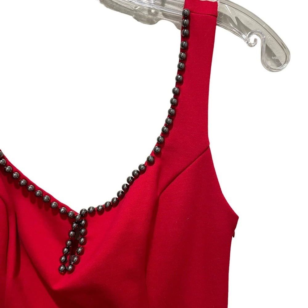 ASTR The Label Girls Night Out Bodycon Mini Dress Red Size Small - Picture 7 of 12